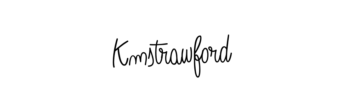 Create a beautiful signature design for name Kmstrawford. With this signature (Angelique-Rose-font-FFP) fonts, you can make a handwritten signature for free. Kmstrawford signature style 5 images and pictures png