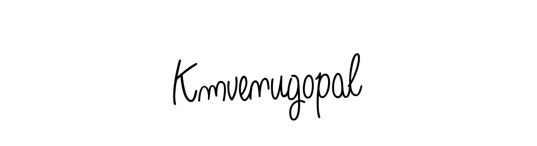 Design your own signature with our free online signature maker. With this signature software, you can create a handwritten (Angelique-Rose-font-FFP) signature for name Kmvenugopal. Kmvenugopal signature style 5 images and pictures png