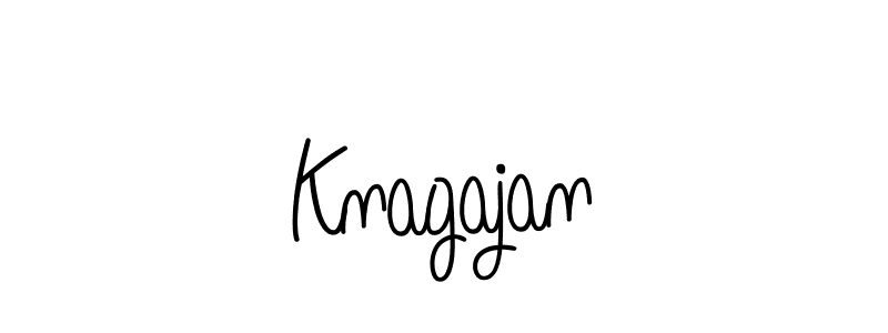 Create a beautiful signature design for name Knagajan. With this signature (Angelique-Rose-font-FFP) fonts, you can make a handwritten signature for free. Knagajan signature style 5 images and pictures png