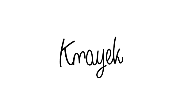 Angelique-Rose-font-FFP is a professional signature style that is perfect for those who want to add a touch of class to their signature. It is also a great choice for those who want to make their signature more unique. Get Knayek name to fancy signature for free. Knayek signature style 5 images and pictures png