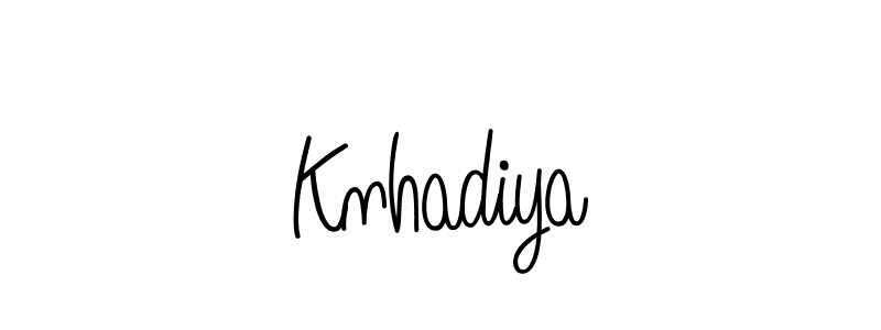 if you are searching for the best signature style for your name Knhadiya. so please give up your signature search. here we have designed multiple signature styles  using Angelique-Rose-font-FFP. Knhadiya signature style 5 images and pictures png
