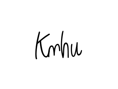 How to Draw Knhu signature style? Angelique-Rose-font-FFP is a latest design signature styles for name Knhu. Knhu signature style 5 images and pictures png