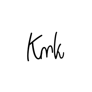 Design your own signature with our free online signature maker. With this signature software, you can create a handwritten (Angelique-Rose-font-FFP) signature for name Knk. Knk signature style 5 images and pictures png