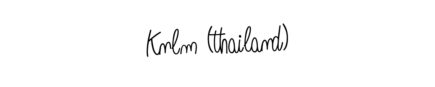 Also we have Knlm (thailand) name is the best signature style. Create professional handwritten signature collection using Angelique-Rose-font-FFP autograph style. Knlm (thailand) signature style 5 images and pictures png