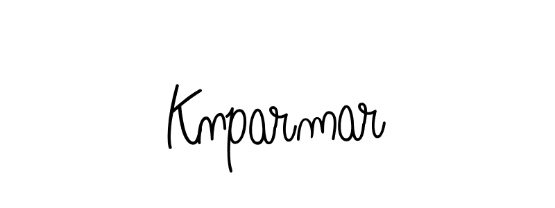 How to make Knparmar name signature. Use Angelique-Rose-font-FFP style for creating short signs online. This is the latest handwritten sign. Knparmar signature style 5 images and pictures png