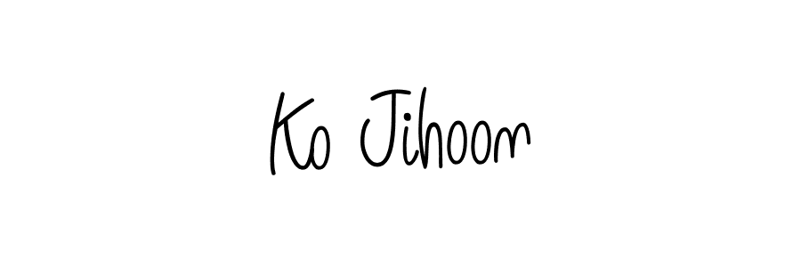 Make a short Ko Jihoon signature style. Manage your documents anywhere anytime using Angelique-Rose-font-FFP. Create and add eSignatures, submit forms, share and send files easily. Ko Jihoon signature style 5 images and pictures png