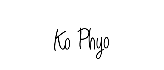 It looks lik you need a new signature style for name Ko Phyo. Design unique handwritten (Angelique-Rose-font-FFP) signature with our free signature maker in just a few clicks. Ko Phyo signature style 5 images and pictures png