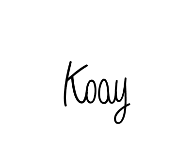 if you are searching for the best signature style for your name Koay. so please give up your signature search. here we have designed multiple signature styles  using Angelique-Rose-font-FFP. Koay signature style 5 images and pictures png