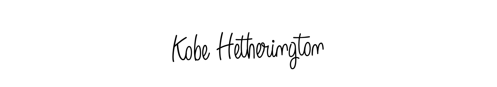 How to make Kobe Hetherington signature? Angelique-Rose-font-FFP is a professional autograph style. Create handwritten signature for Kobe Hetherington name. Kobe Hetherington signature style 5 images and pictures png