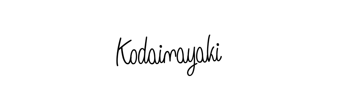 The best way (Angelique-Rose-font-FFP) to make a short signature is to pick only two or three words in your name. The name Kodainayaki include a total of six letters. For converting this name. Kodainayaki signature style 5 images and pictures png