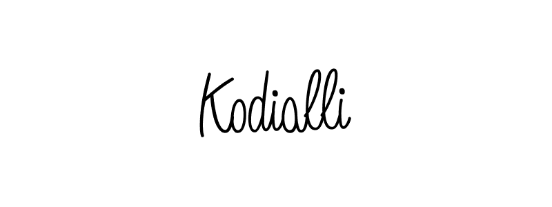 How to make Kodialli name signature. Use Angelique-Rose-font-FFP style for creating short signs online. This is the latest handwritten sign. Kodialli signature style 5 images and pictures png