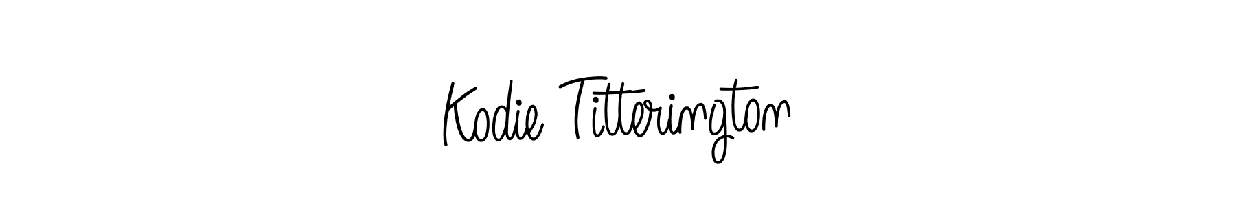 How to Draw Kodie Titterington signature style? Angelique-Rose-font-FFP is a latest design signature styles for name Kodie Titterington. Kodie Titterington signature style 5 images and pictures png