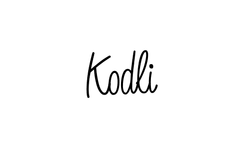 You can use this online signature creator to create a handwritten signature for the name Kodli. This is the best online autograph maker. Kodli signature style 5 images and pictures png