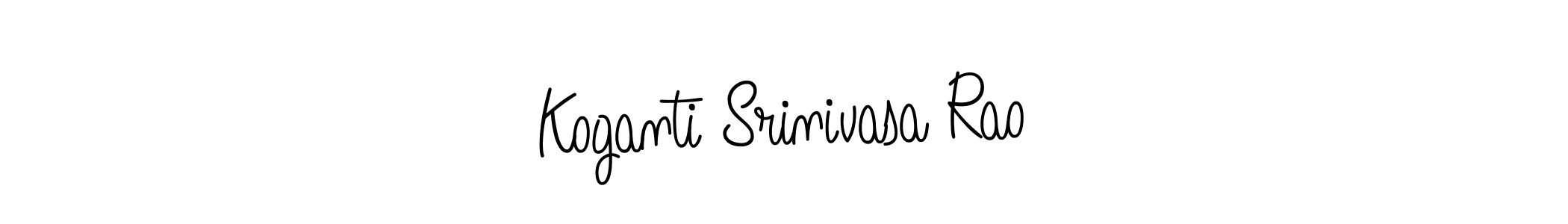 Here are the top 10 professional signature styles for the name Koganti Srinivasa Rao. These are the best autograph styles you can use for your name. Koganti Srinivasa Rao signature style 5 images and pictures png