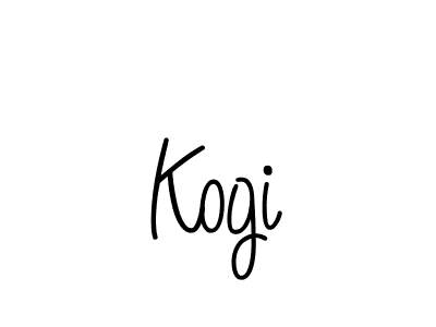 Kogi stylish signature style. Best Handwritten Sign (Angelique-Rose-font-FFP) for my name. Handwritten Signature Collection Ideas for my name Kogi. Kogi signature style 5 images and pictures png