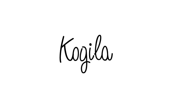 Kogila stylish signature style. Best Handwritten Sign (Angelique-Rose-font-FFP) for my name. Handwritten Signature Collection Ideas for my name Kogila. Kogila signature style 5 images and pictures png