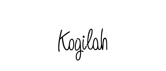 Kogilah stylish signature style. Best Handwritten Sign (Angelique-Rose-font-FFP) for my name. Handwritten Signature Collection Ideas for my name Kogilah. Kogilah signature style 5 images and pictures png