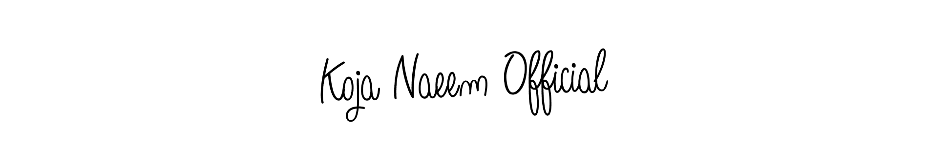 Make a beautiful signature design for name Koja Naeem Official. Use this online signature maker to create a handwritten signature for free. Koja Naeem Official signature style 5 images and pictures png