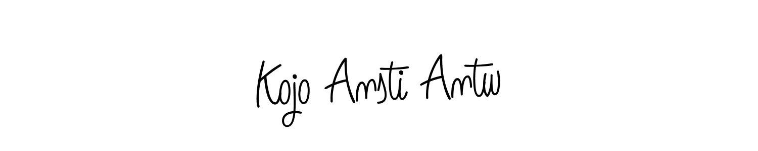 How to make Kojo Ansti Antw signature? Angelique-Rose-font-FFP is a professional autograph style. Create handwritten signature for Kojo Ansti Antw name. Kojo Ansti Antw signature style 5 images and pictures png