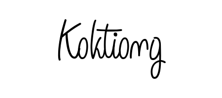 Make a beautiful signature design for name Koktiong. With this signature (Angelique-Rose-font-FFP) style, you can create a handwritten signature for free. Koktiong signature style 5 images and pictures png