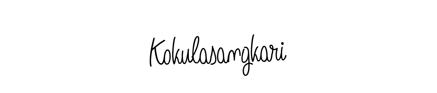 Also You can easily find your signature by using the search form. We will create Kokulasangkari name handwritten signature images for you free of cost using Angelique-Rose-font-FFP sign style. Kokulasangkari signature style 5 images and pictures png