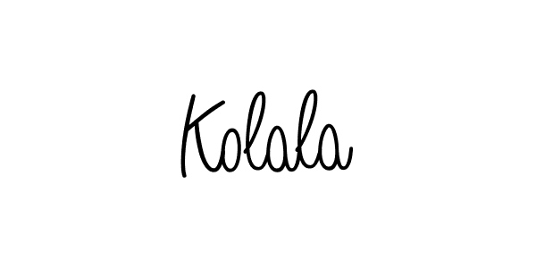 Make a short Kolala signature style. Manage your documents anywhere anytime using Angelique-Rose-font-FFP. Create and add eSignatures, submit forms, share and send files easily. Kolala signature style 5 images and pictures png