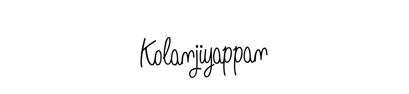 Make a beautiful signature design for name Kolanjiyappan. Use this online signature maker to create a handwritten signature for free. Kolanjiyappan signature style 5 images and pictures png