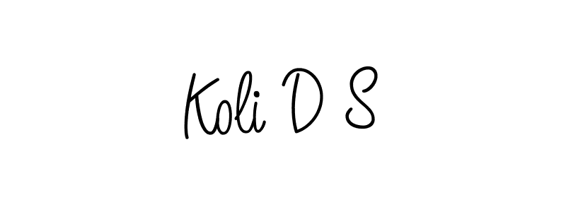 if you are searching for the best signature style for your name Koli D S. so please give up your signature search. here we have designed multiple signature styles  using Angelique-Rose-font-FFP. Koli D S signature style 5 images and pictures png