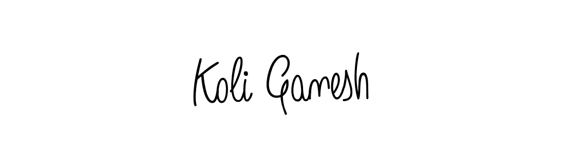 Make a short Koli Ganesh signature style. Manage your documents anywhere anytime using Angelique-Rose-font-FFP. Create and add eSignatures, submit forms, share and send files easily. Koli Ganesh signature style 5 images and pictures png