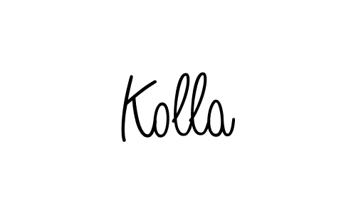 Here are the top 10 professional signature styles for the name Kolla. These are the best autograph styles you can use for your name. Kolla signature style 5 images and pictures png