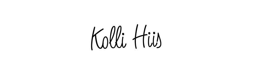 Angelique-Rose-font-FFP is a professional signature style that is perfect for those who want to add a touch of class to their signature. It is also a great choice for those who want to make their signature more unique. Get Kolli Hiis name to fancy signature for free. Kolli Hiis signature style 5 images and pictures png