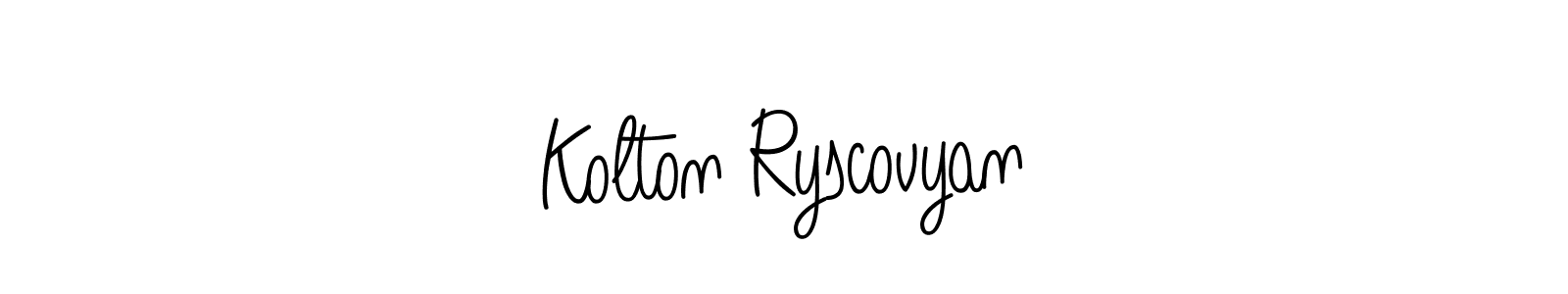 It looks lik you need a new signature style for name Kolton Ryscovyan. Design unique handwritten (Angelique-Rose-font-FFP) signature with our free signature maker in just a few clicks. Kolton Ryscovyan signature style 5 images and pictures png