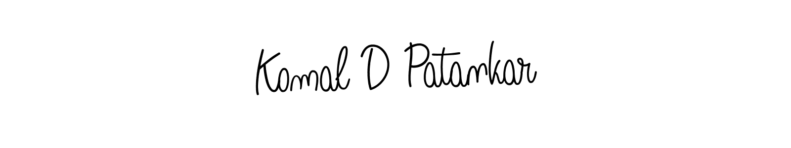 Make a short Komal D Patankar signature style. Manage your documents anywhere anytime using Angelique-Rose-font-FFP. Create and add eSignatures, submit forms, share and send files easily. Komal D Patankar signature style 5 images and pictures png