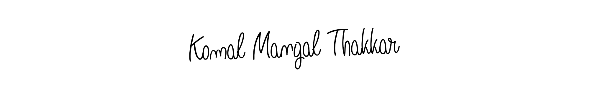 Angelique-Rose-font-FFP is a professional signature style that is perfect for those who want to add a touch of class to their signature. It is also a great choice for those who want to make their signature more unique. Get Komal Mangal Thakkar name to fancy signature for free. Komal Mangal Thakkar signature style 5 images and pictures png