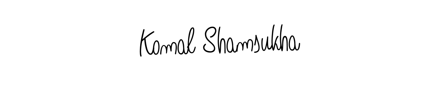 Make a beautiful signature design for name Komal Shamsukha. Use this online signature maker to create a handwritten signature for free. Komal Shamsukha signature style 5 images and pictures png