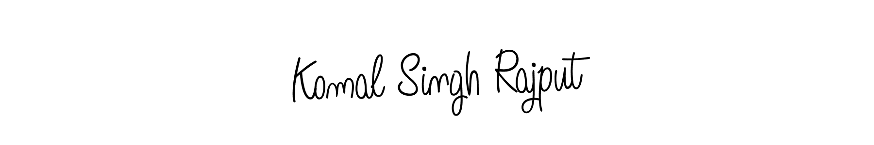 Also we have Komal Singh Rajput name is the best signature style. Create professional handwritten signature collection using Angelique-Rose-font-FFP autograph style. Komal Singh Rajput signature style 5 images and pictures png