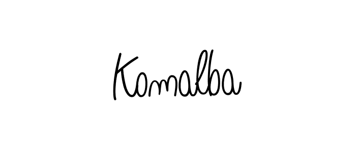 This is the best signature style for the Komalba name. Also you like these signature font (Angelique-Rose-font-FFP). Mix name signature. Komalba signature style 5 images and pictures png