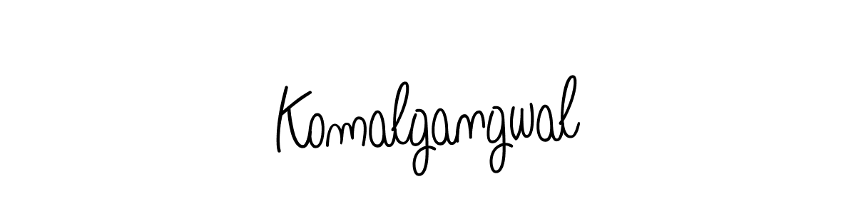 How to Draw Komalgangwal signature style? Angelique-Rose-font-FFP is a latest design signature styles for name Komalgangwal. Komalgangwal signature style 5 images and pictures png
