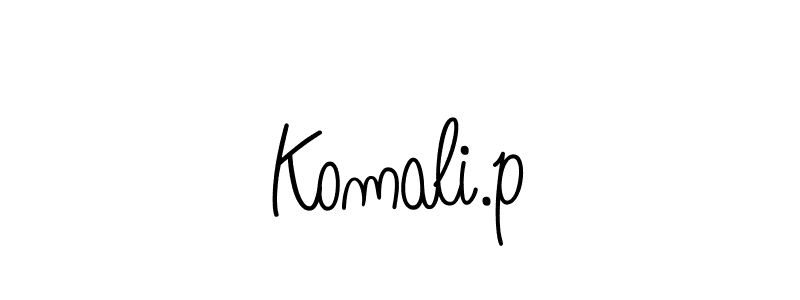 Best and Professional Signature Style for Komali.p. Angelique-Rose-font-FFP Best Signature Style Collection. Komali.p signature style 5 images and pictures png