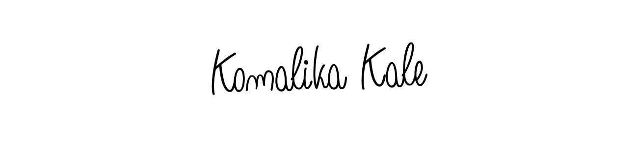 Also we have Komalika Kale name is the best signature style. Create professional handwritten signature collection using Angelique-Rose-font-FFP autograph style. Komalika Kale signature style 5 images and pictures png