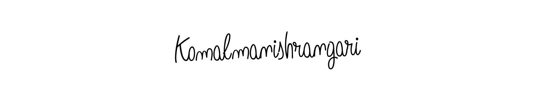 Make a short Komalmanishrangari signature style. Manage your documents anywhere anytime using Angelique-Rose-font-FFP. Create and add eSignatures, submit forms, share and send files easily. Komalmanishrangari signature style 5 images and pictures png