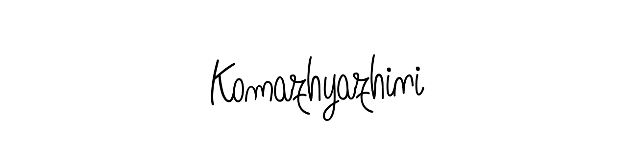 You should practise on your own different ways (Angelique-Rose-font-FFP) to write your name (Komazhyazhini) in signature. don't let someone else do it for you. Komazhyazhini signature style 5 images and pictures png