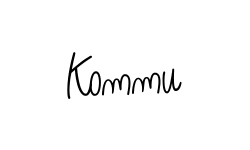 How to Draw Kommu signature style? Angelique-Rose-font-FFP is a latest design signature styles for name Kommu. Kommu signature style 5 images and pictures png