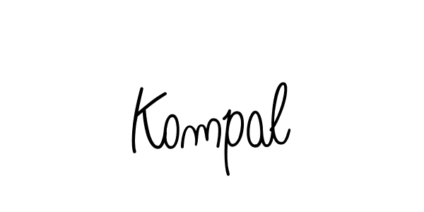 Make a beautiful signature design for name Kompal. Use this online signature maker to create a handwritten signature for free. Kompal signature style 5 images and pictures png