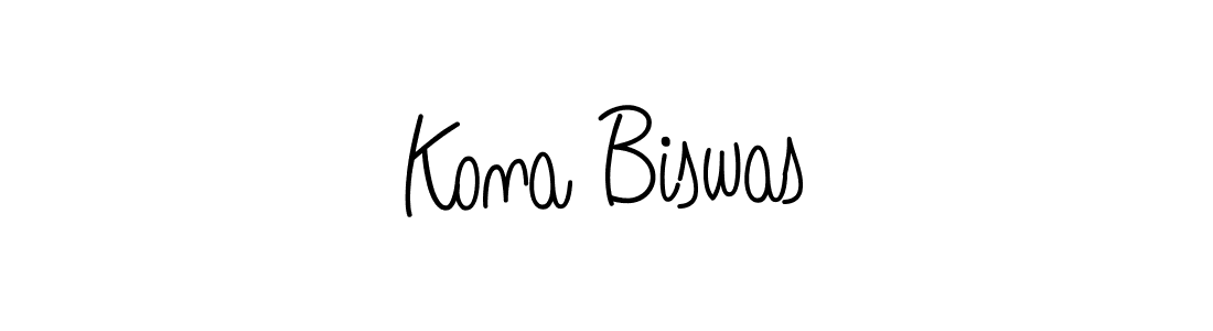Kona Biswas stylish signature style. Best Handwritten Sign (Angelique-Rose-font-FFP) for my name. Handwritten Signature Collection Ideas for my name Kona Biswas. Kona Biswas signature style 5 images and pictures png