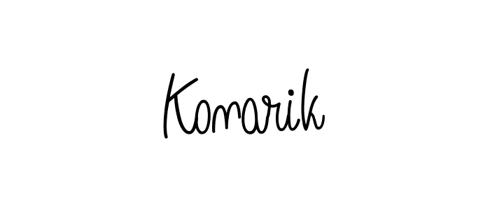 Similarly Angelique-Rose-font-FFP is the best handwritten signature design. Signature creator online .You can use it as an online autograph creator for name Konarik. Konarik signature style 5 images and pictures png