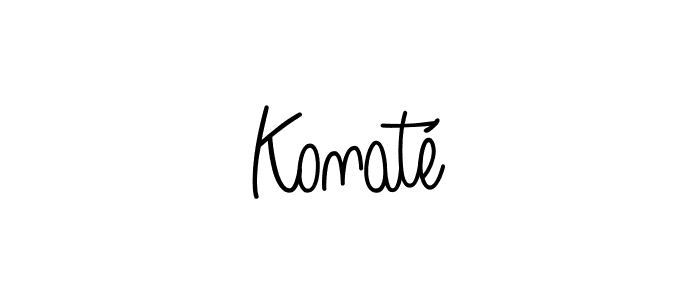 Also we have Konaté name is the best signature style. Create professional handwritten signature collection using Angelique-Rose-font-FFP autograph style. Konaté signature style 5 images and pictures png