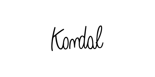 How to Draw Kondal signature style? Angelique-Rose-font-FFP is a latest design signature styles for name Kondal. Kondal signature style 5 images and pictures png