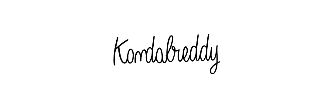 Make a beautiful signature design for name Kondalreddy. Use this online signature maker to create a handwritten signature for free. Kondalreddy signature style 5 images and pictures png