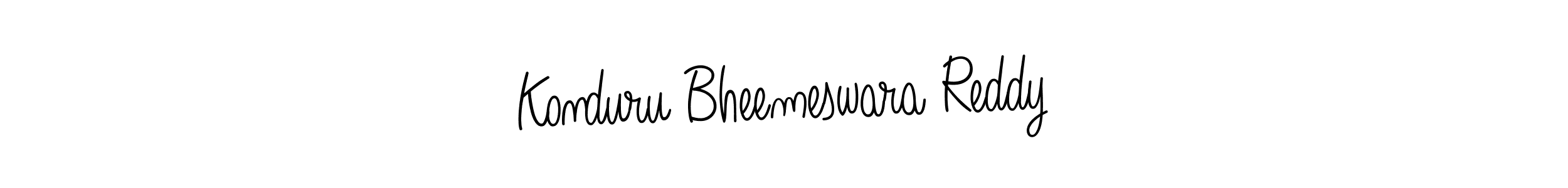 How to make Konduru Bheemeswara Reddy signature? Angelique-Rose-font-FFP is a professional autograph style. Create handwritten signature for Konduru Bheemeswara Reddy name. Konduru Bheemeswara Reddy signature style 5 images and pictures png